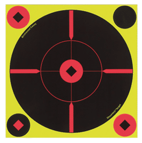 Birchwood Casey Shoot-N-C 8” Bullseye BMW Target has a cross hair design
